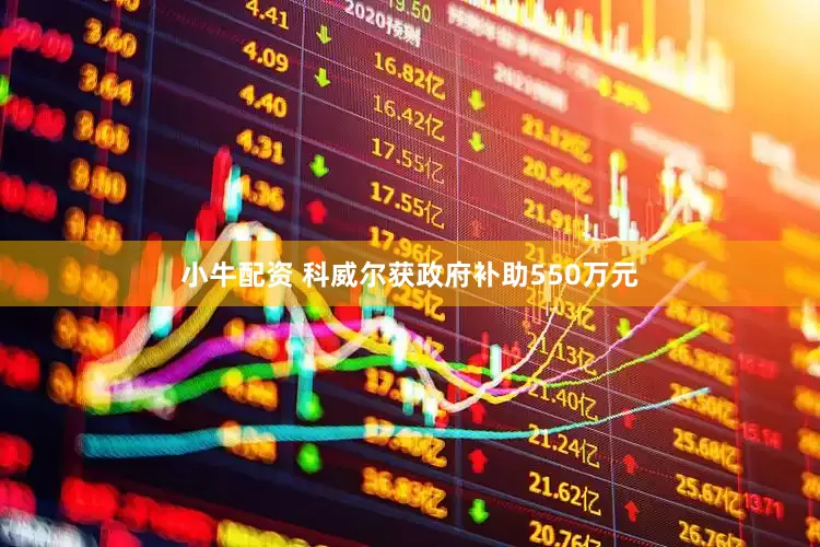 小牛配资 科威尔获政府补助550万元